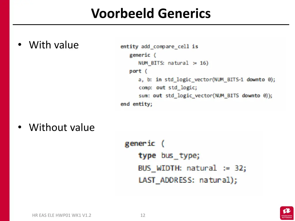 voorbeeld generics