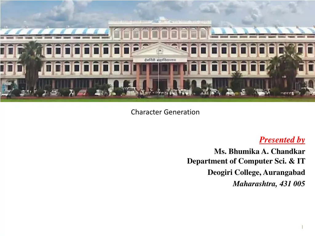 character generation