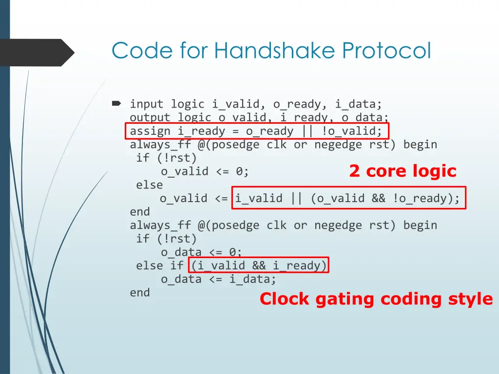 code for handshake protocol