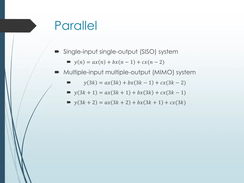 parallel
