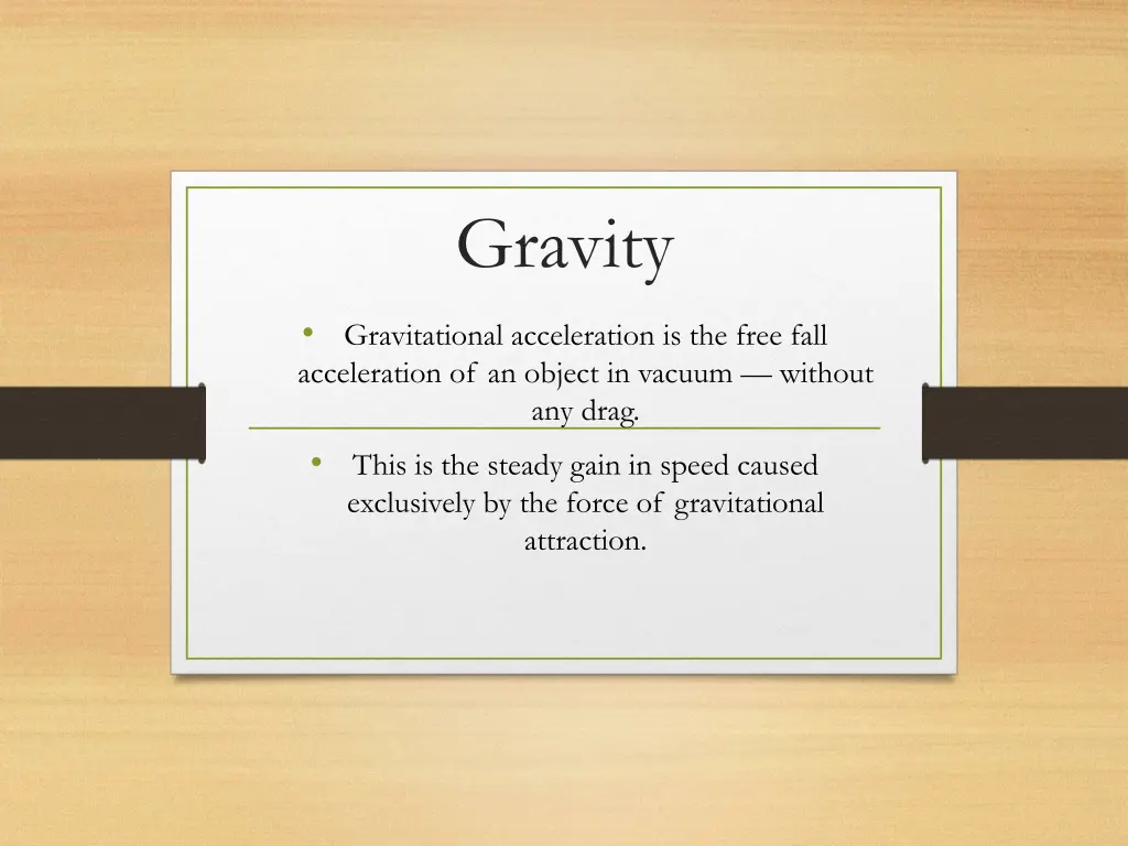 gravity