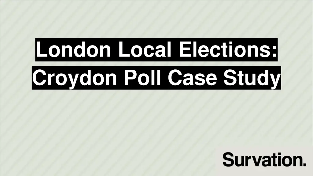 london local elections croydon poll case study