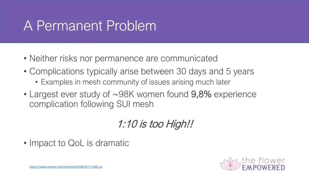 a permanent problem