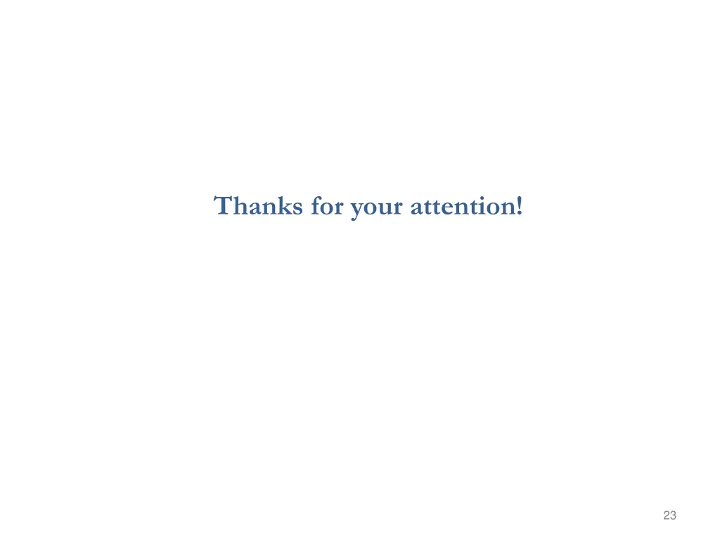 thanks for your attention