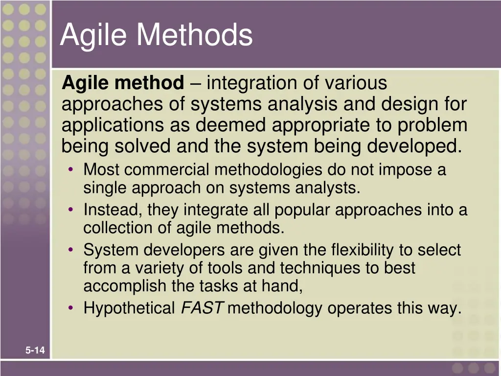 agile methods
