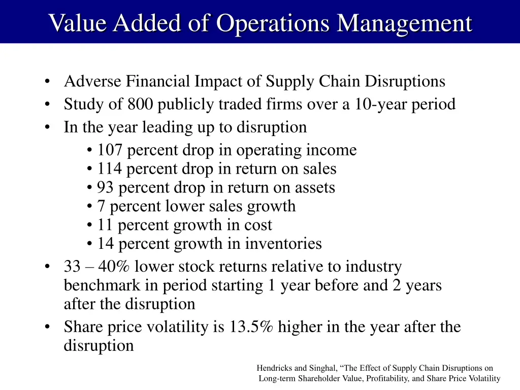 value added of operations management