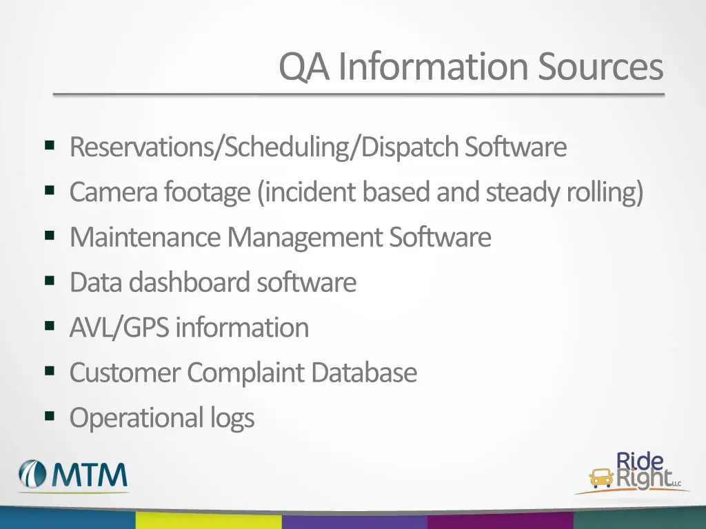 qa information sources