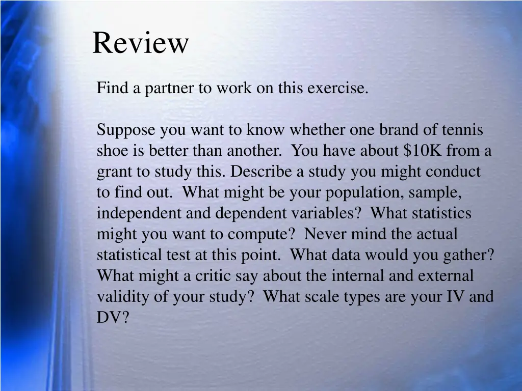 review