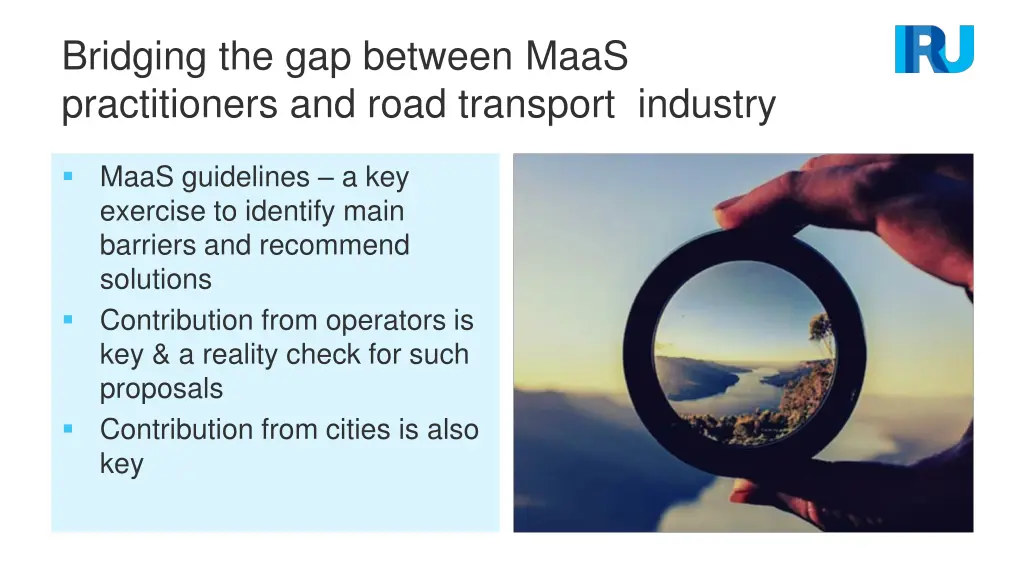 bridging the gap between maas practitioners