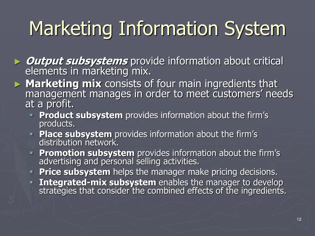 marketing information system