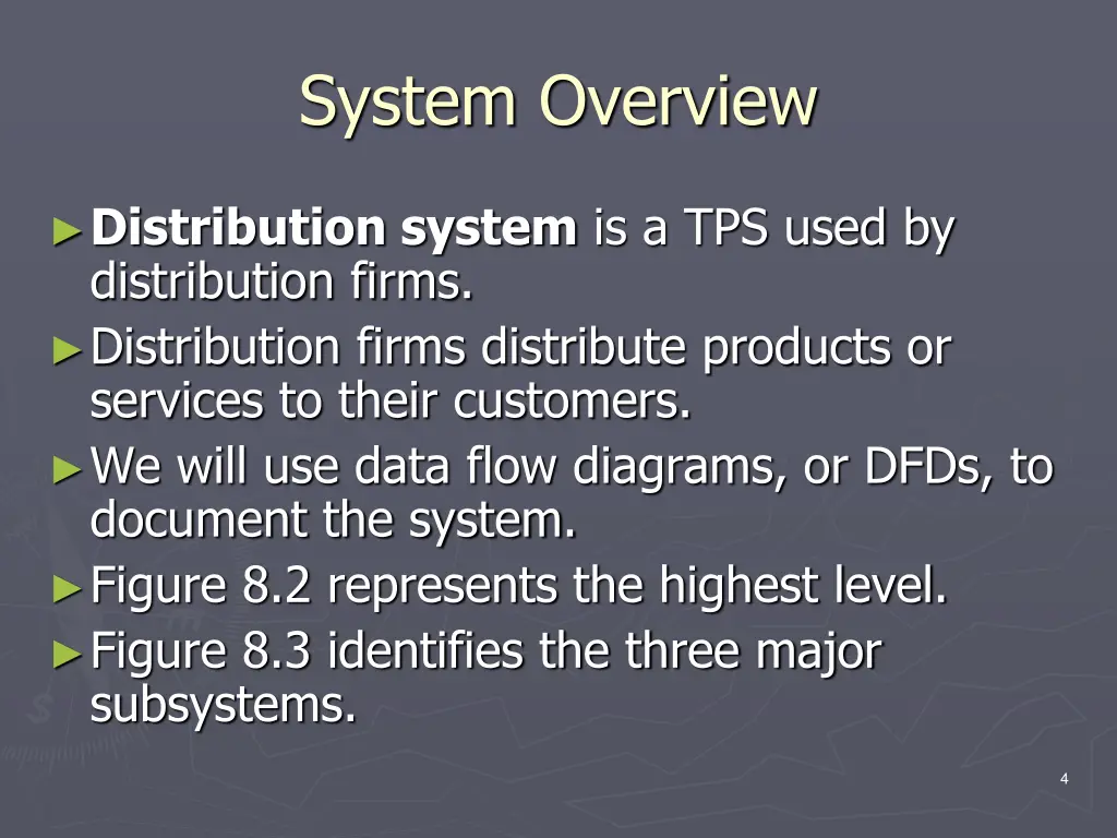 system overview