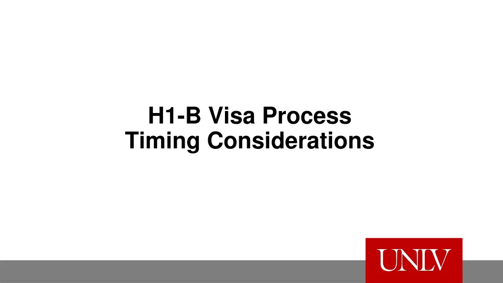 h1 b visa process timing considerations
