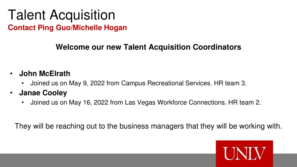 talent acquisition c ontact ping guo michelle