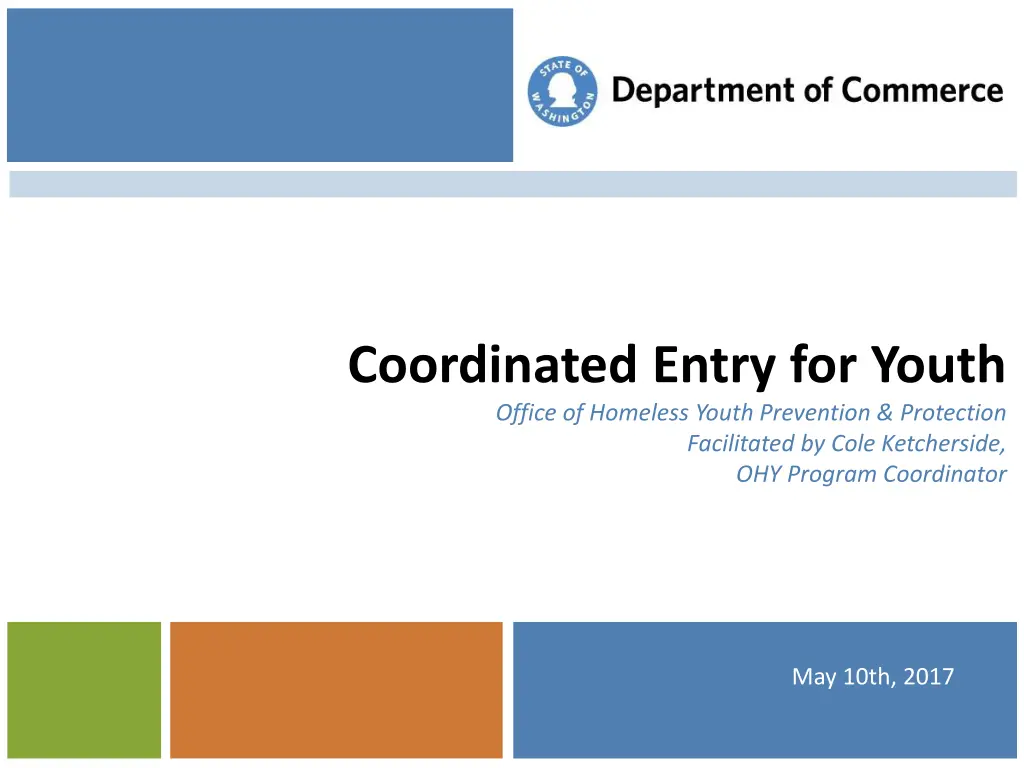 coordinated entry for youth office of homeless