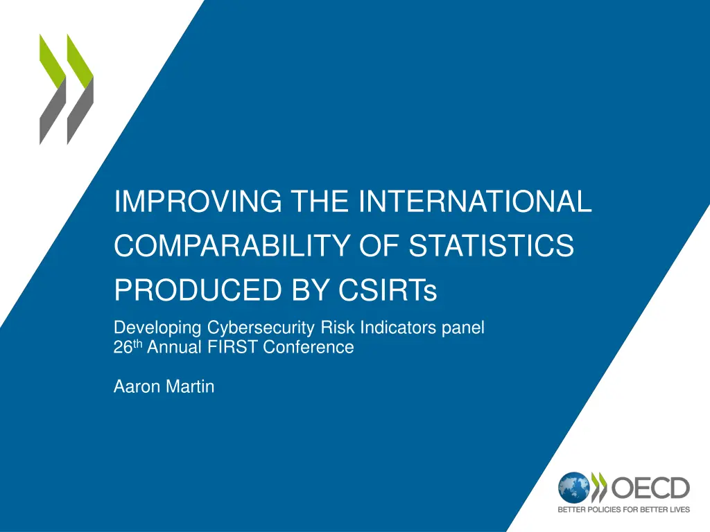 improving the international comparability