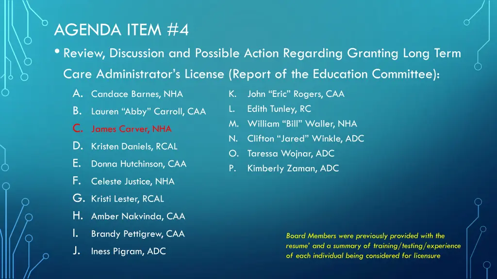agenda item 4 review discussion and possible 2