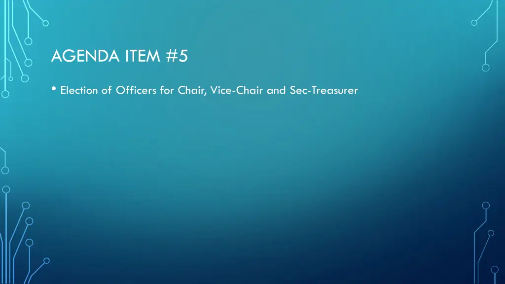 agenda item 5