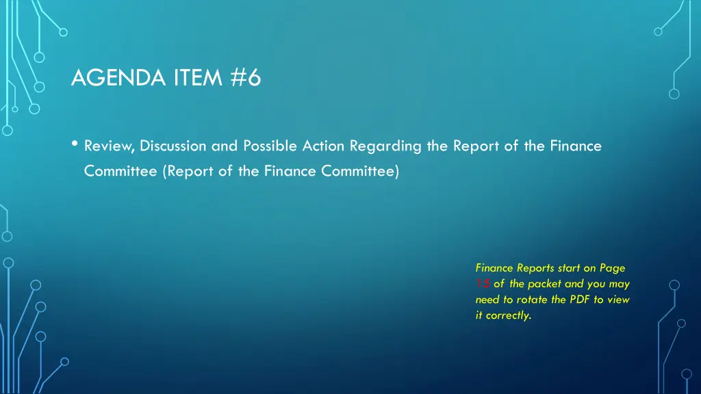 agenda item 6