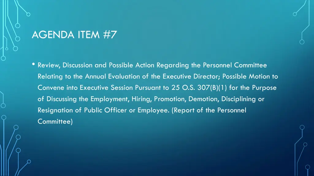 agenda item 7