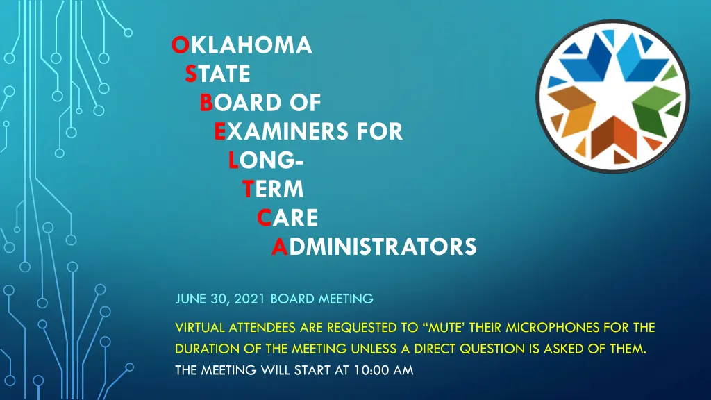 oklahoma state board of examiners for long term