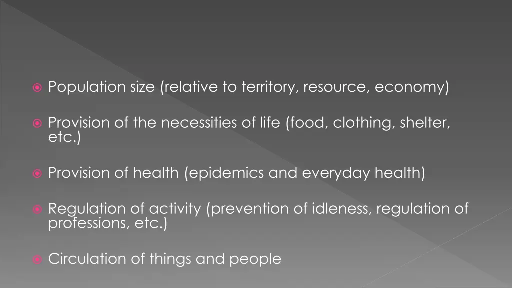 population size relative to territory resource