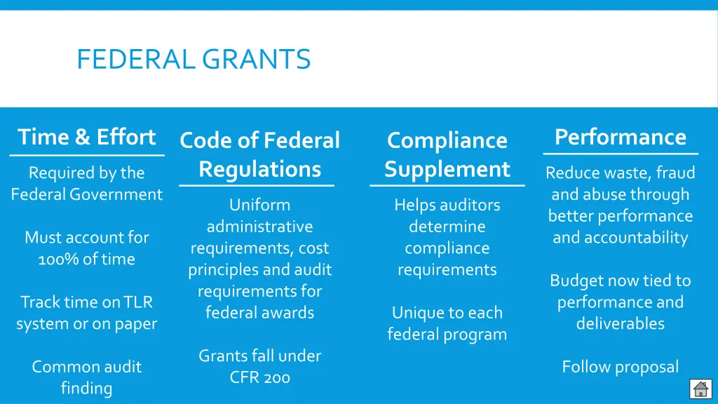 federal grants