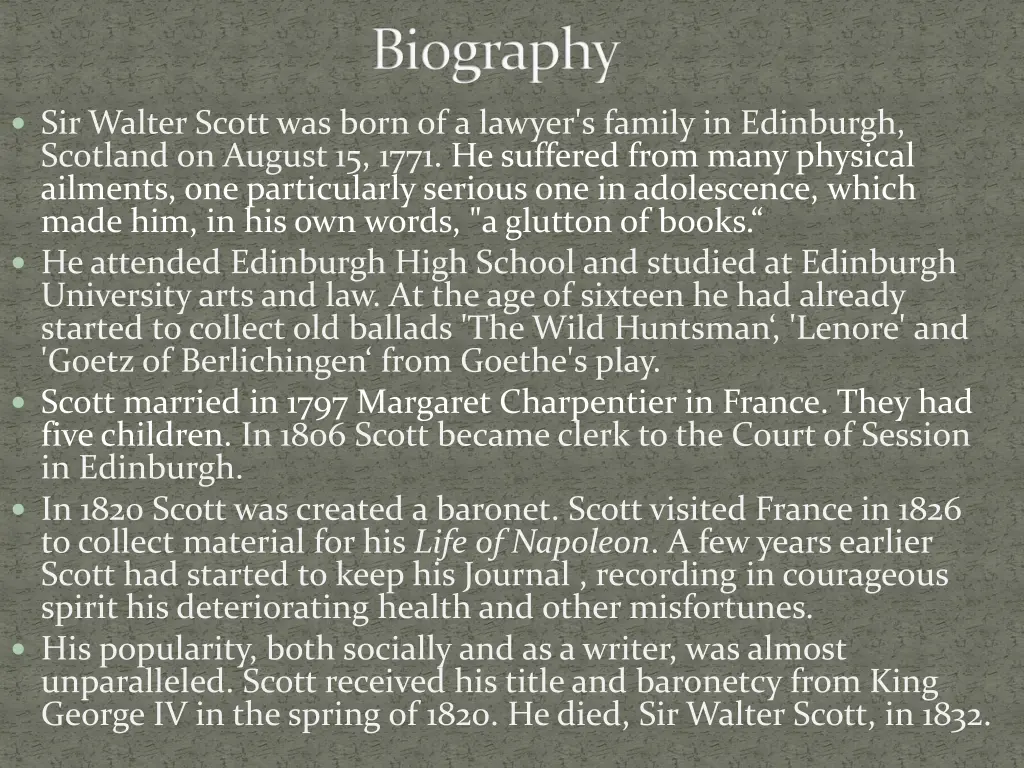 biography