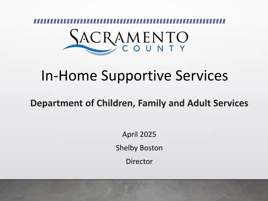 in home supportive services