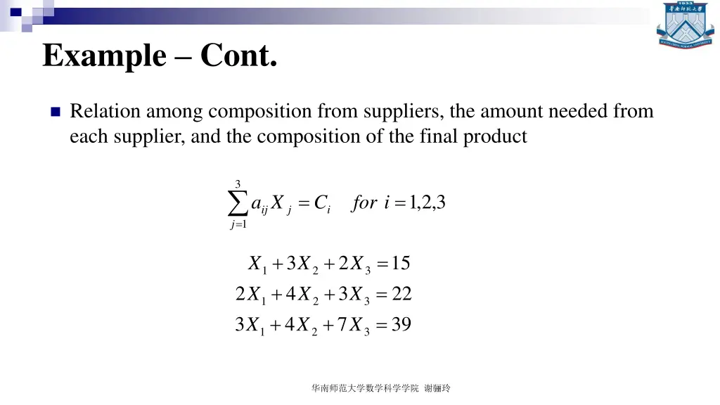 example cont