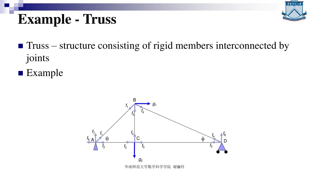 example truss