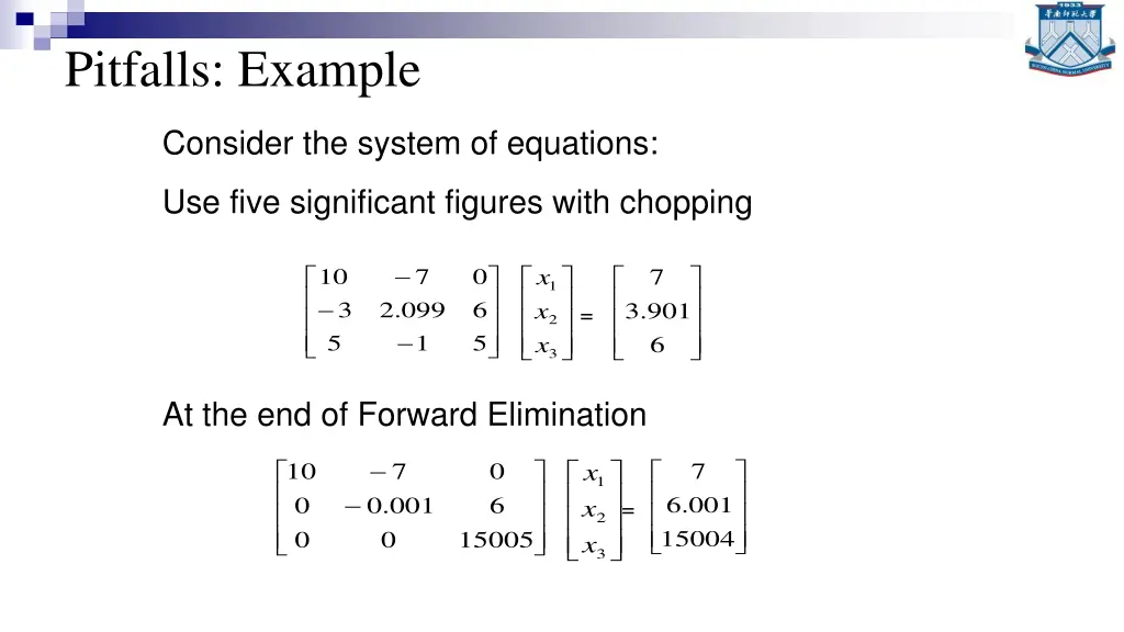 pitfalls example