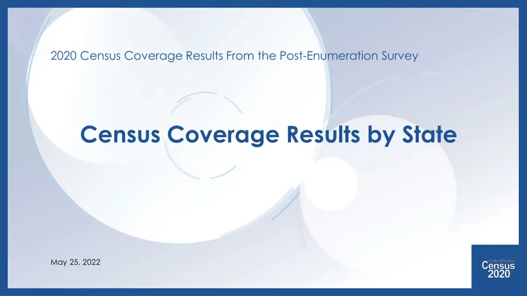 2020 census coverage results from the post 3