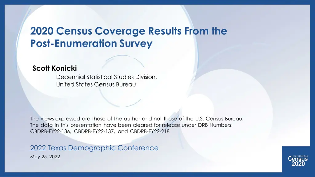 2020 census coverage results from the post