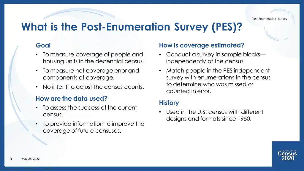 post enumeration survey 1