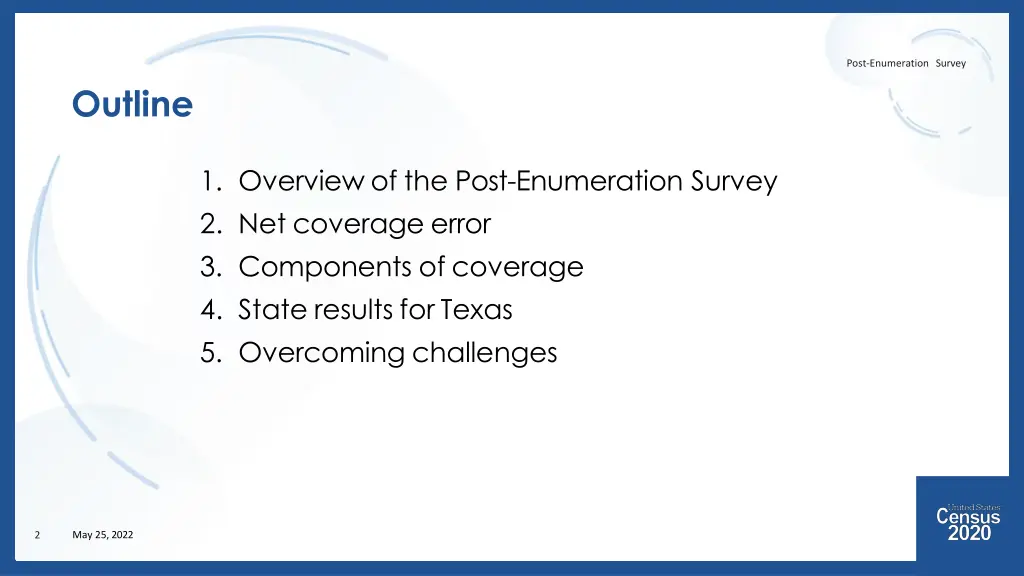 post enumeration survey