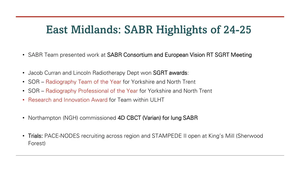 east midlands sabr highlights of 24 25 2