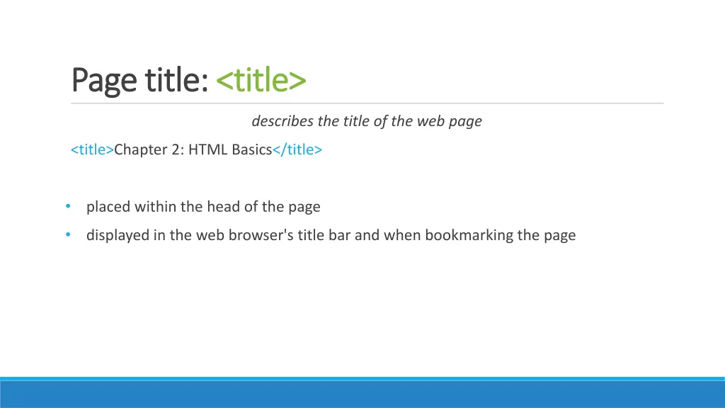 page title page title title