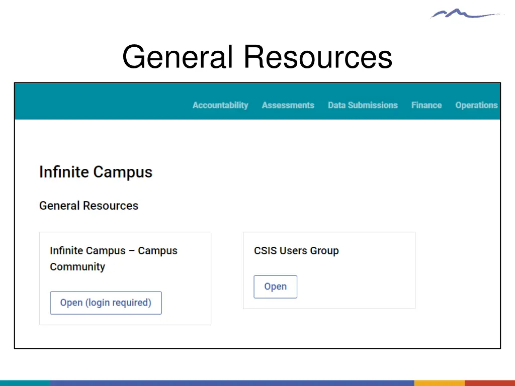 general resources