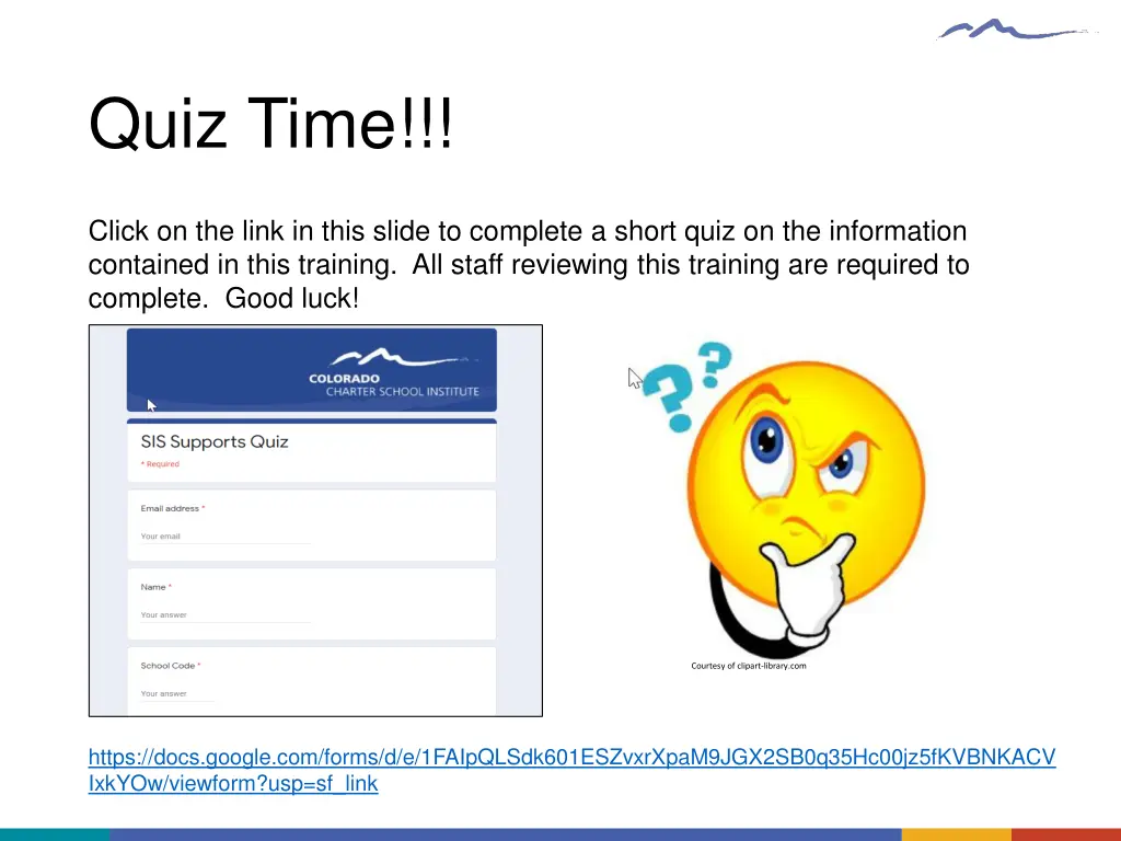 quiz time