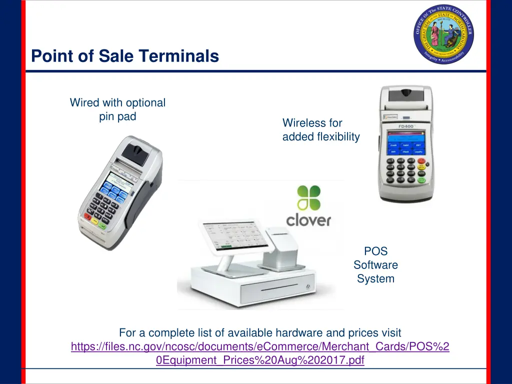 point of sale terminals