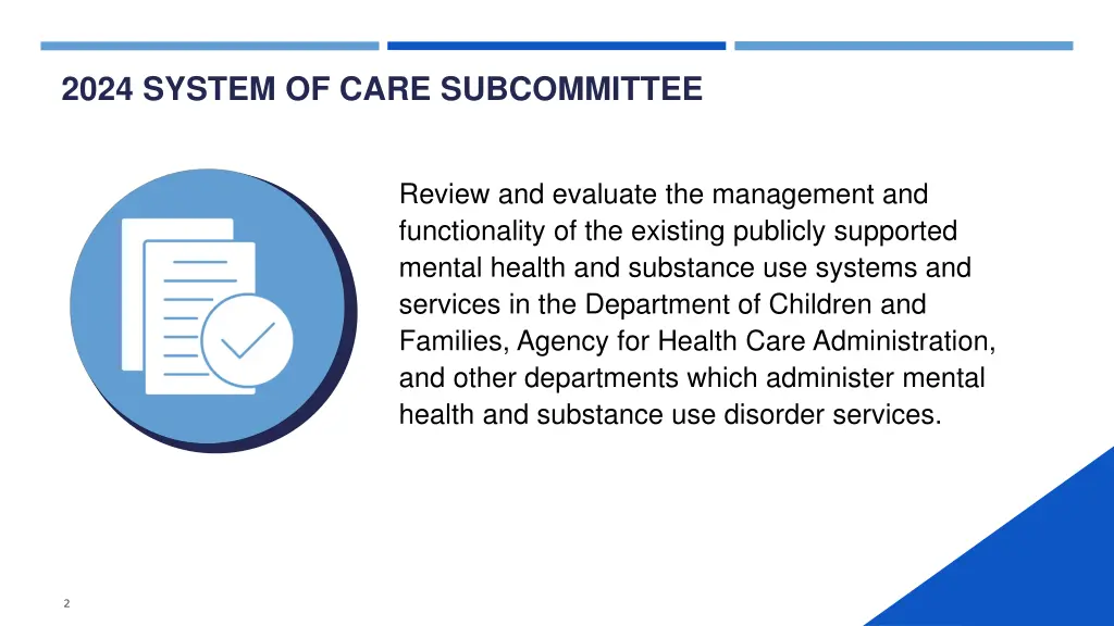 2024 system of care subcommittee