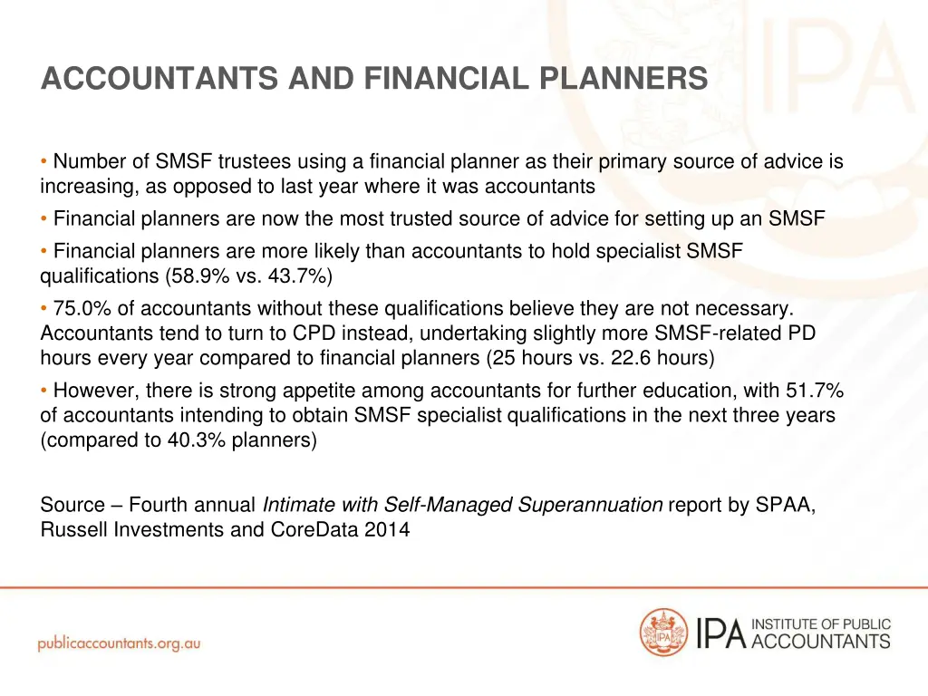 accountants and financial planners