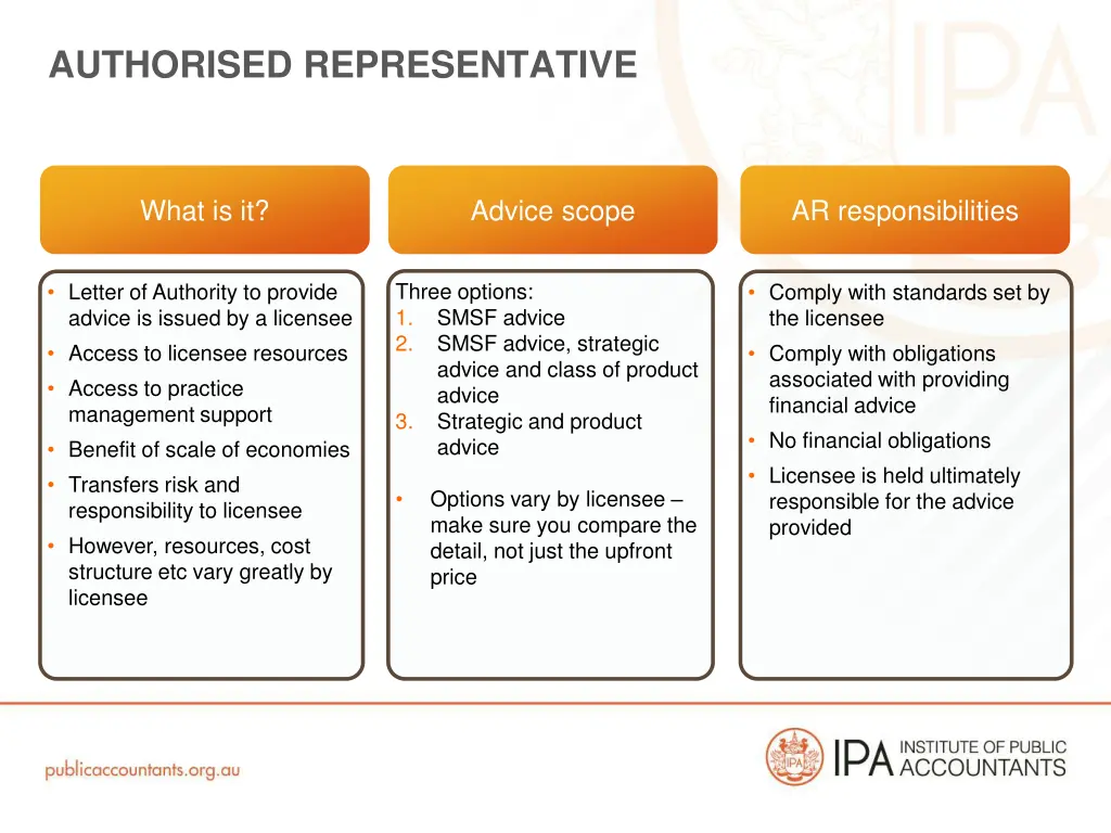 authorised representative