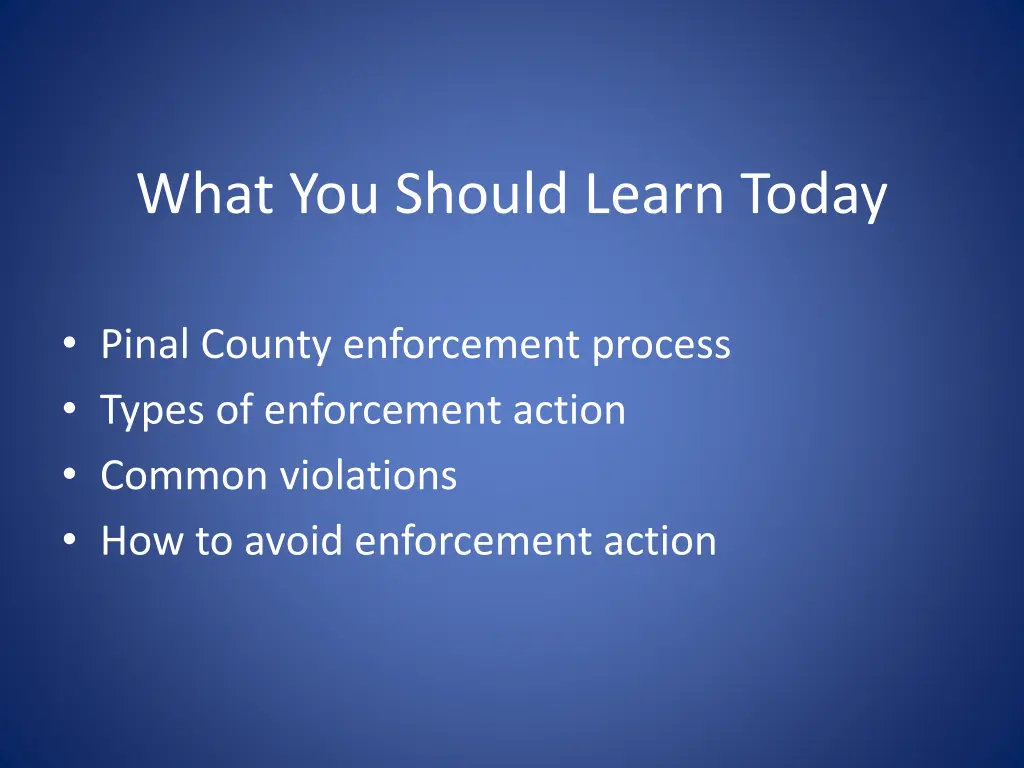 what you should learn today