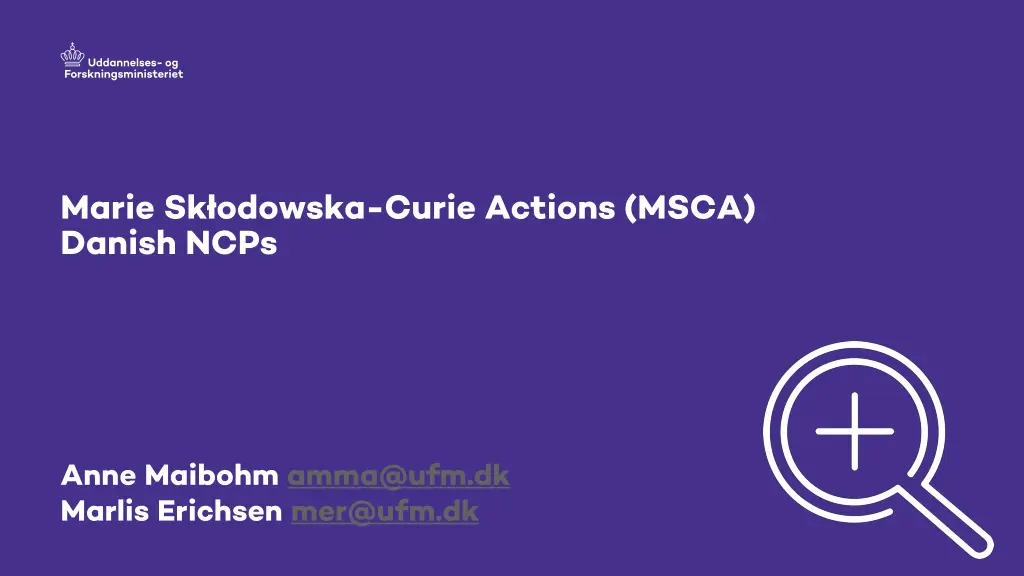 marie sk odowska curie actions msca danish ncps