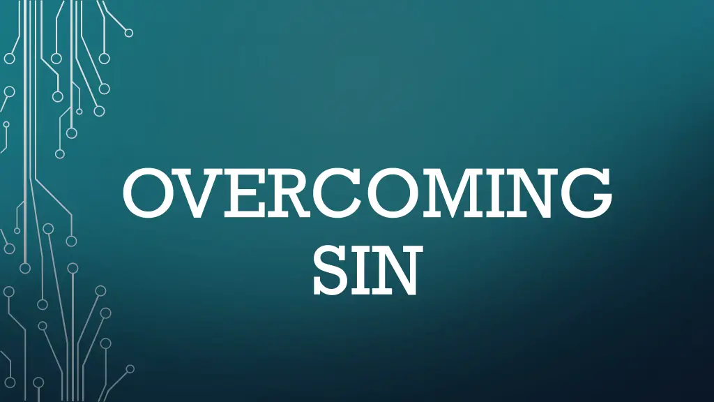 overcoming sin