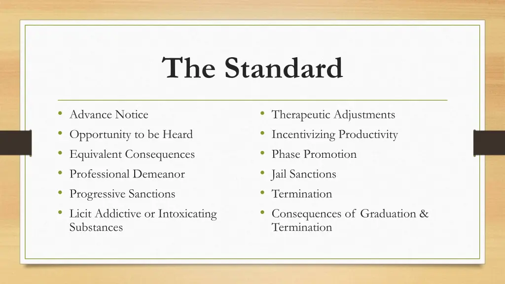 the standard 1