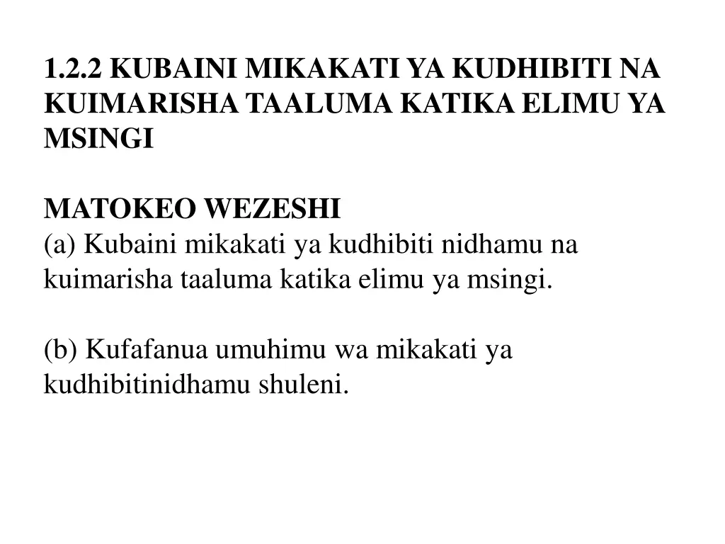 1 2 2 kubaini mikakati ya kudhibiti na kuimarisha