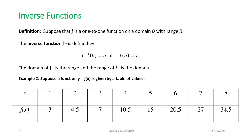 inverse functions inverse functions