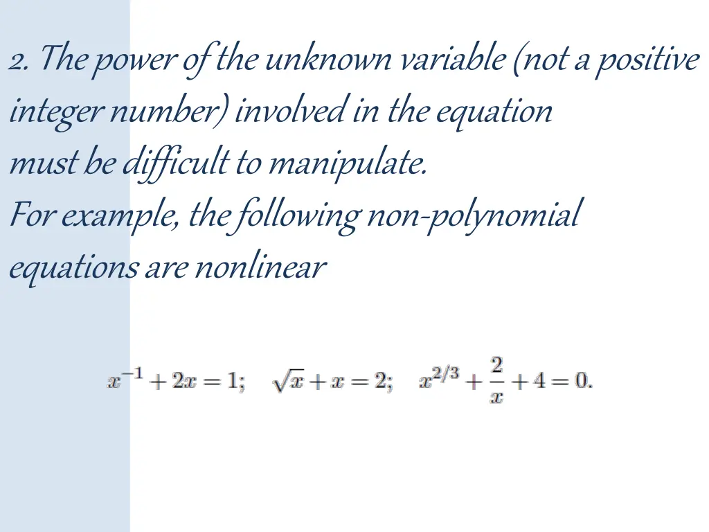 2 the power of the unknown variable
